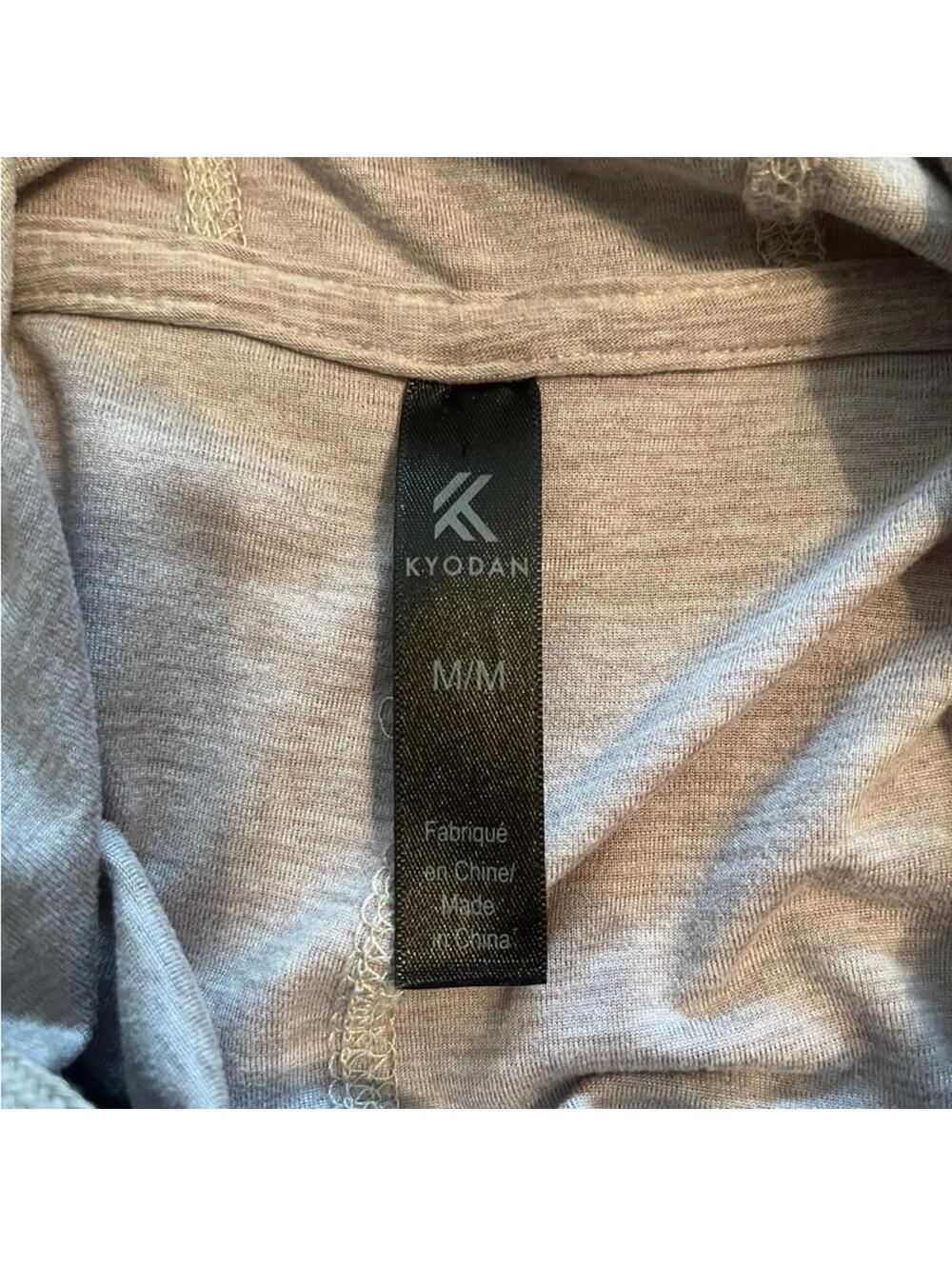 Kyodan Women’s Heathered Taupe Hoodie Athleisure Pullover